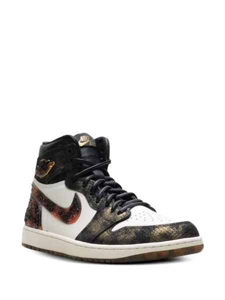 Sneakers Jordan 1 Retro με μοτίβο φίδι μαύρο