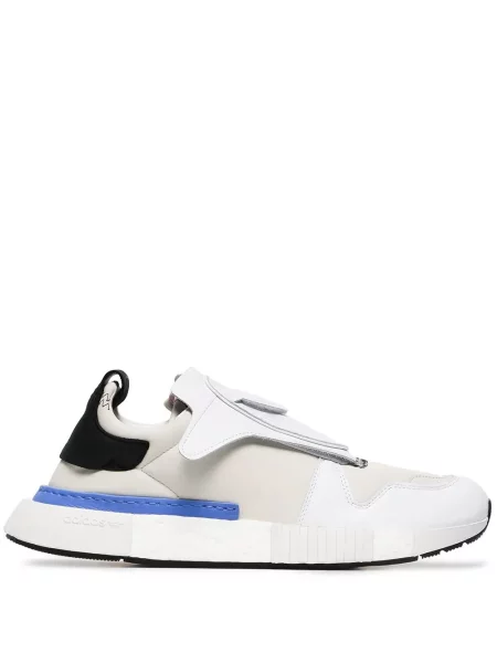 Sneakerși Adidas din piele alb