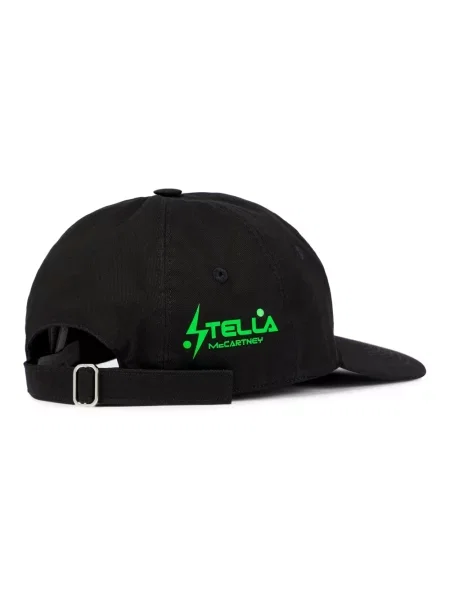 Czapka z daszkiem Stella Mccartney z logo czarna