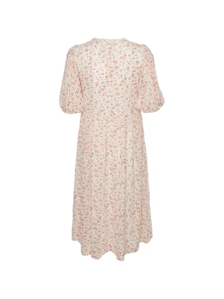 Rochie midi Ganni cu model floral cu imagine