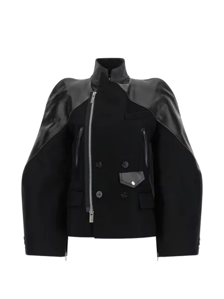 Geacă Sacai de lână negru