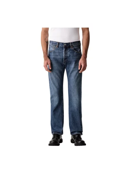 Szerokie jeansy Levi's 501 niebieskie