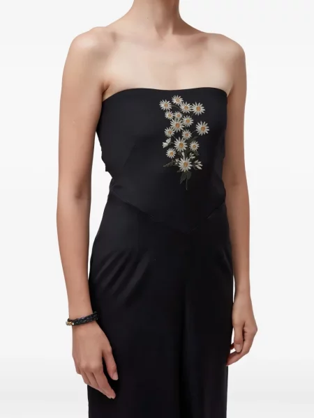 Kombinezon Osklen bez ramiączek czarny