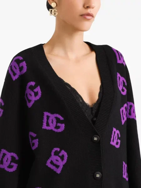 Ζακέτα Dolce & Gabbana μαύρο