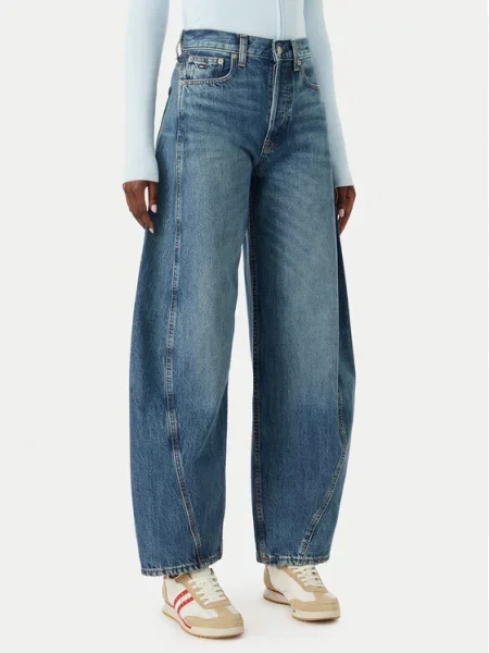 Tommy Jeans Τζιν Ella Barrel Fit μπλε