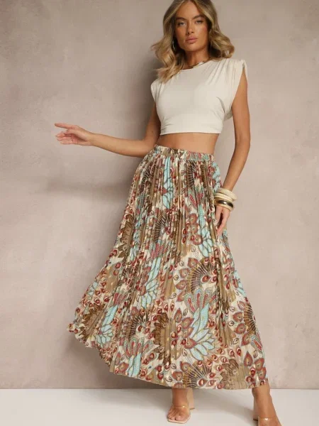 Fustă Firavenne bej