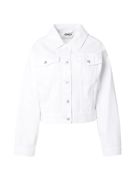ONLY Geacă de primăvară-toamnă ONLROBYN' alb