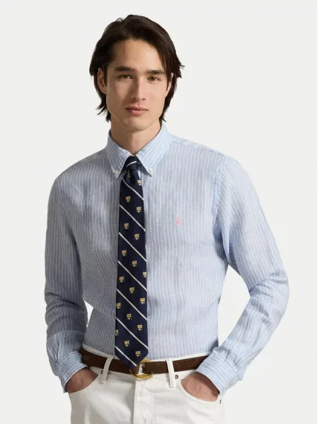 Polo Ralph Lauren Koszule Mężczyzna S Casual Shirt niebieski