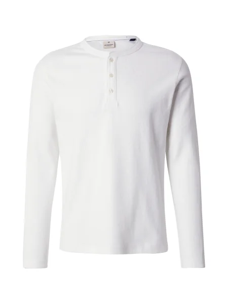Tricou mânecă lungă Jack & Jones Premium alb