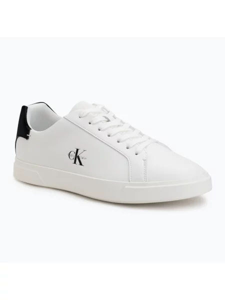 Încălțăminte pentru femei Calvin Klein Low Pro Cups Leather bright white/black alb