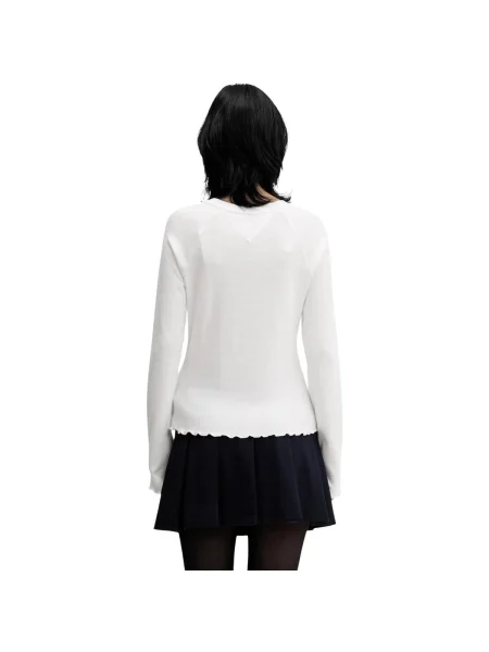 Tricou mânecă lungă Tommy Hilfiger alb