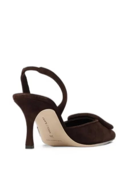 Salonke Manolo Blahnik sa kopčom smeđa
