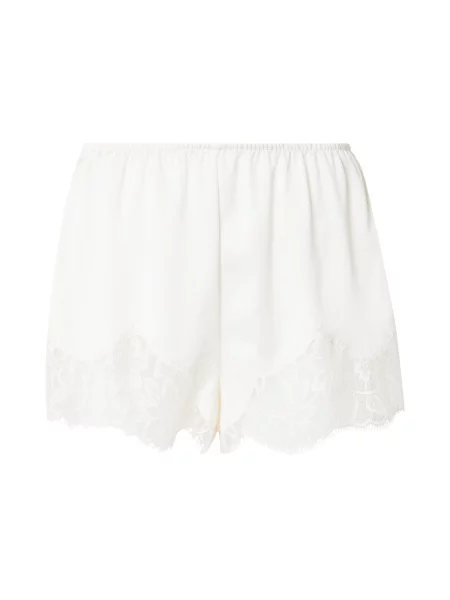 Hunkemöller Pantaloni de pijama Valerie' alb