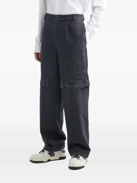 Blugi Off Duty plisate gri