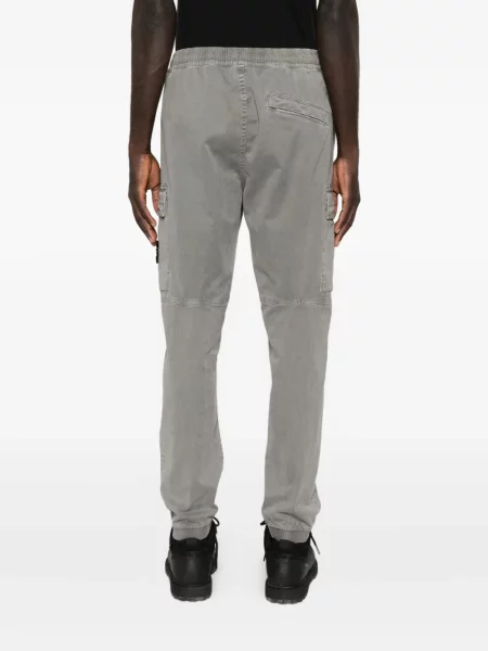Pantaloni cargo Stone Island cu strasuri gri