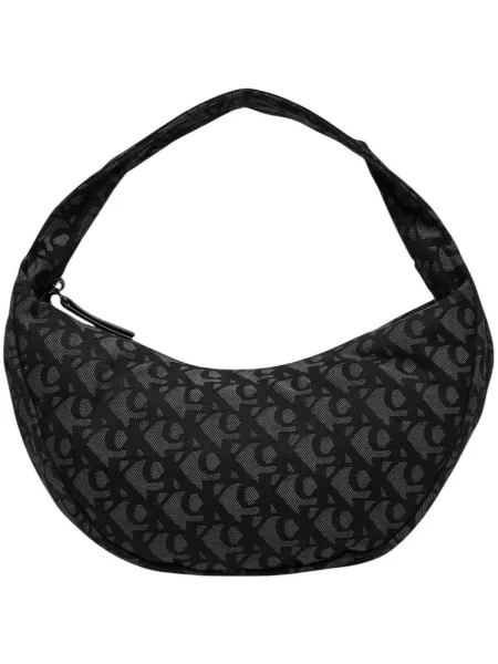 Calvin Klein Táska Ckj Monogram Pinched Medium Shou fekete