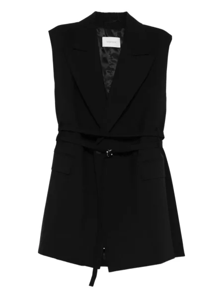 Cu centură sacou Sportmax negru