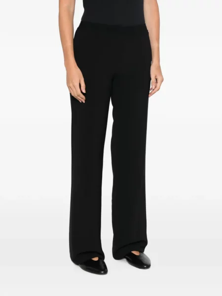 Pantaloni Ermanno Firenze cu autograf negru