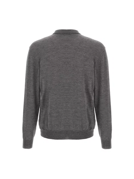 Sweter Magliano wełniany szary