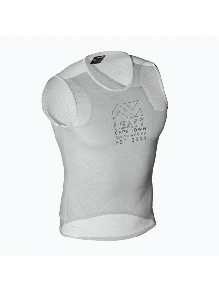 Велосипедна футболка Leatt Sleeveless Base white біла