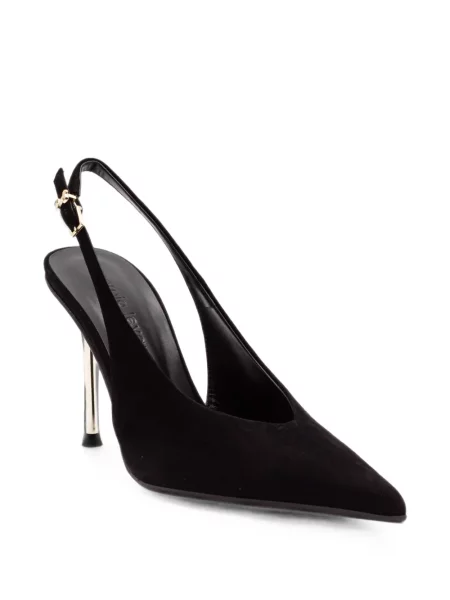 Pantofi cu toc Sergio Levantesi slingback negru