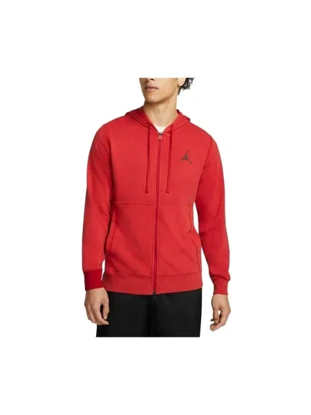 Hanorac din fleece Nike din fleece roșu