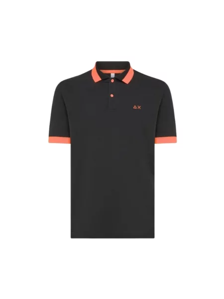 Koszulka polo Sun68 czarna