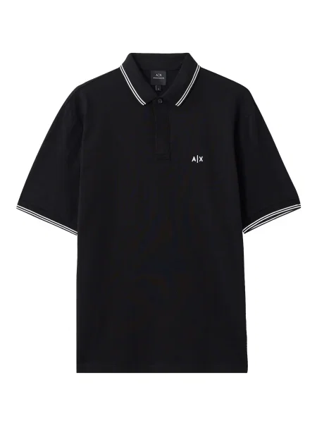 ARMANI EXCHANGE Tricou negru alb