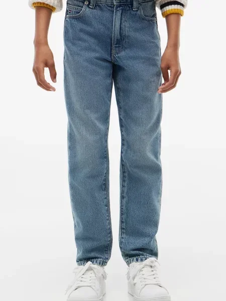 Tommy Hilfiger blugi regular pentru copii STRAIGHT albastru