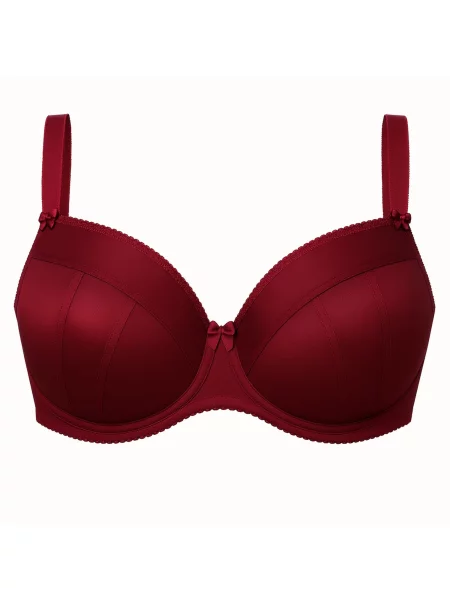 Vivisence Podprsenka burgundská červeň