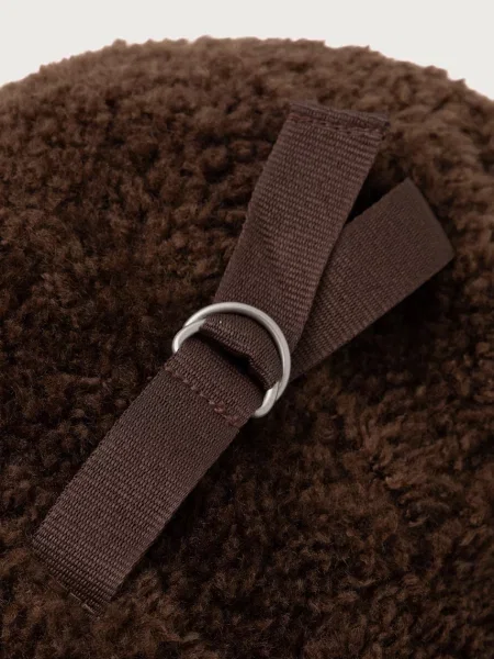Kangol шапка тип ушанка FAUX SHEARLING UTILITY FLAP кафяво