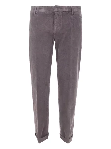 Pantaloni Dondup de catifea cord gri