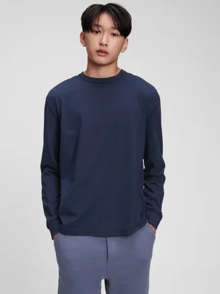Тениска Gap синьо