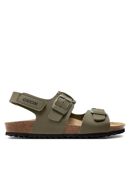 Sandály Geox J Ghita Boy S Khaki