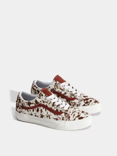 Замшевые кеды Vans коричневые