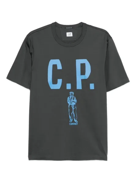 Tricou C.p. Company cu imagine gri