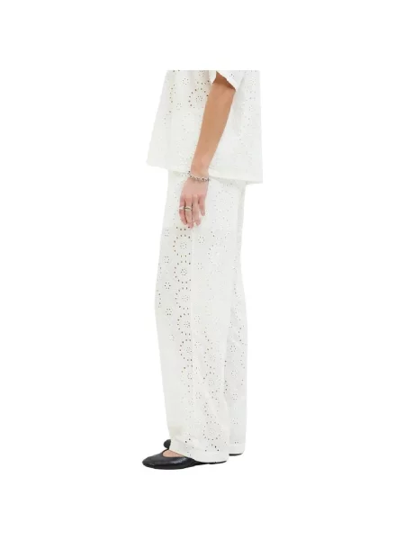 Pantaloni Jjxx alb