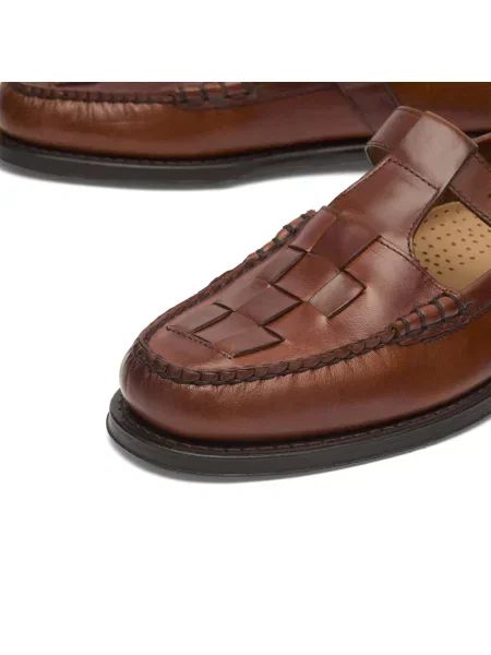 Loafersy Bass Weejuns brązowe