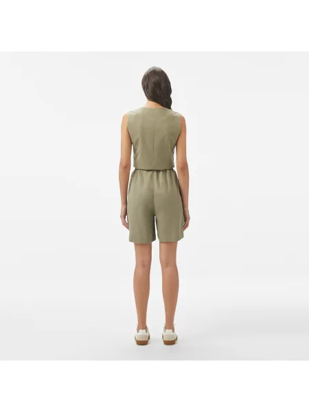 Lacoste Szorty Regular Fit Khaki zielony