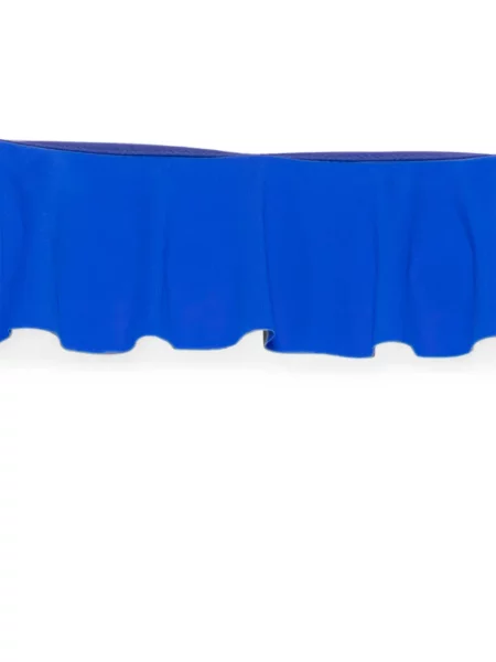 Bikini Dondup cu volane albastru