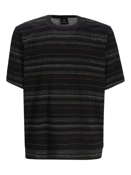 Tricou Paul Smith cu dungi negru
