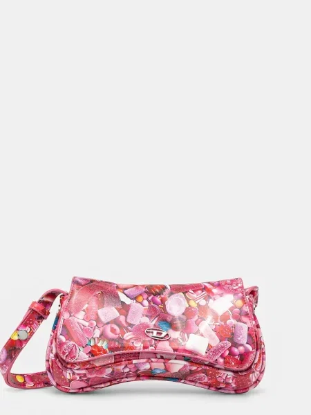 Чанта Diesel PLAY PLAY CLUTCH clutch розово