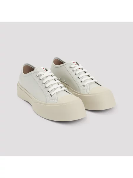 Sneakersy Marni skórzane beżowe