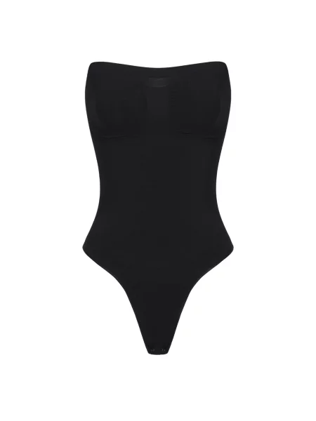 Cfab Alakformáló body Trägerloser Bodysuit Sculpting Shapewear mit String' fekete