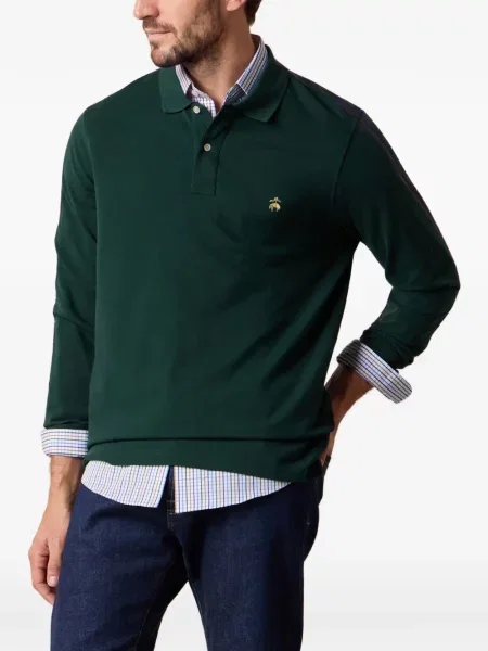 Tricou polo Brooks Brothers verde