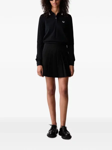 Lung tricou polo Fred Perry albastru