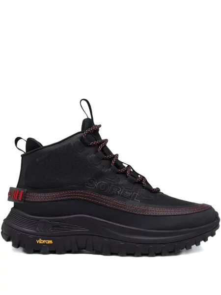 Sneakerși Sorel cu șireturi din dantelă cu autograf negru