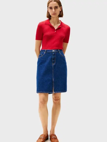Джинсовая юбка Tommy Hilfiger синяя