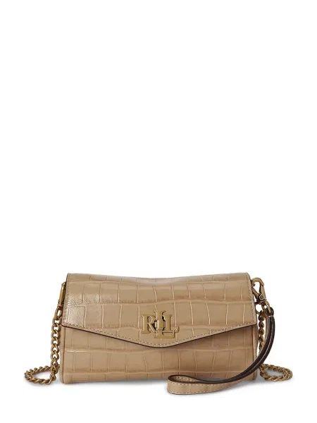 Lauren Ralph Lauren geantă crossbody pentru femei din piele bej