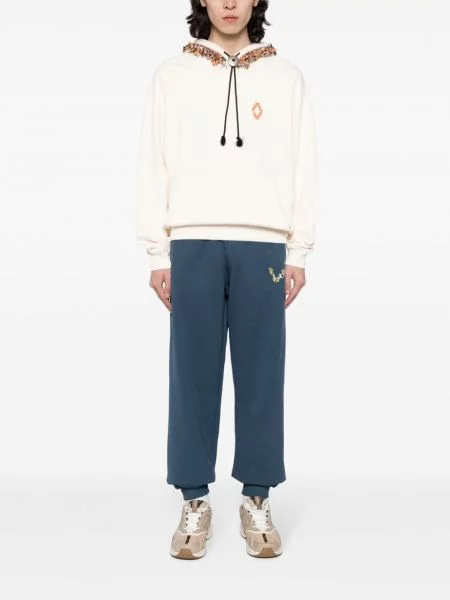Raštuotos bėgimas kelnės Lanvin mėlyna